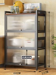 4 Layer Metal Kitchen Organizer Shelf Rack