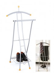 Metal Suit Valet Rack Stand Organizer