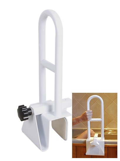 Medline Bathtub Bar, Locks to Side of Tub